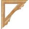 Ekena Millwork Olympic Traditional Rough Sawn Bracket, Western Red Cedar, 6"W x 44"D x 48"H BKT06X44X48OLY01RWR - alternate 2